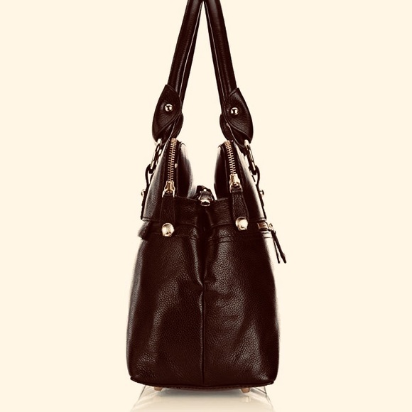 Modalu Classic Pippa Grab Handbag w Round Handles - Picture 3 of 16